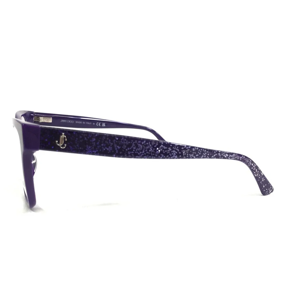 Jimmy Choo Eyeglasses Frames JC3006U 5050 Purple Cat Eye Full Rim 53-16-140